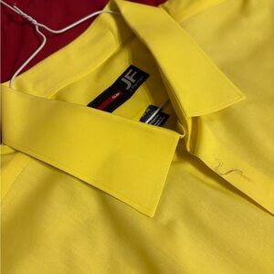 Van Heusen Men's Bright Yellow Casual Shirt